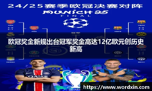 欧冠奖金新规出台冠军奖金高达12亿欧元创历史新高